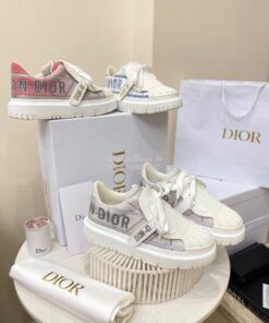 Replica DiorID Sneaker White and French Blue Technical Fabric KCK309 2