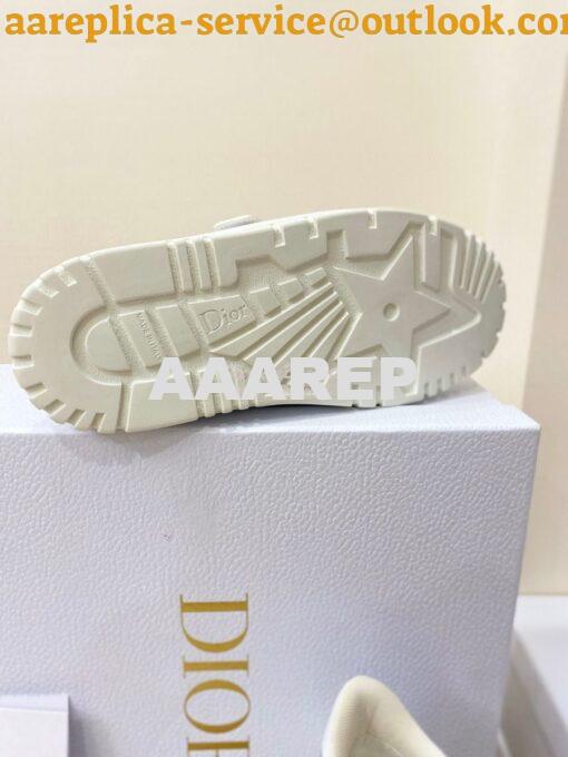 Replica DiorID Sneaker White and French Blue Technical Fabric KCK309 9