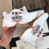 Replica Gucci Women Men's Rhyton Leather Sneaker with Gucci Worldwide