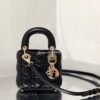 Replica Micro Lady Dior Bag Red Cannage Lambskin S0856 10