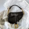 Replica Dior Micro Saddle Bag Rose Des Vents Goatskin S5662 10