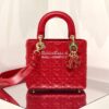 Replica Lady Dior Dioramour My ABCdior Bag Latte Cannage Lambskin with 11