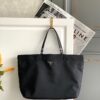 Replica Prada Re-nylon And Saffiano Leather Tote Bag 1BG107 Black