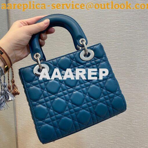 Replica Dior Lady Dior My ABCdior Lambskin Bag with Tonal Enamel Charm 5