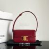 Replica CELINE SMALL WALLET TRIOMPHE IN SHINY SMOOTH LAMBSKIN BLACK 11