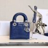 Replica Dior 30 Montaigne Nano Pouch Blue Oblique Jacquard S2105 10