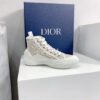 Replica Dior B28 Men/Women High-Top Sneaker Off-White Oblique Jacquard