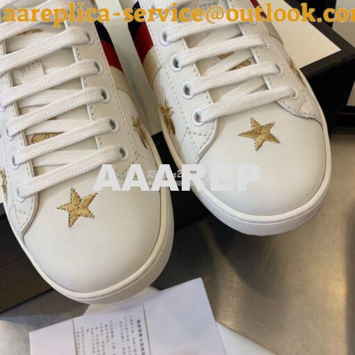 Replica Gucci Men Women's Print Ace Sneaker 475208 H10 6