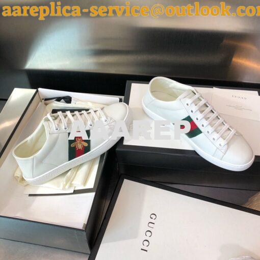 Replica Gucci Men Women's Print Ace Sneaker 475208 H09 7
