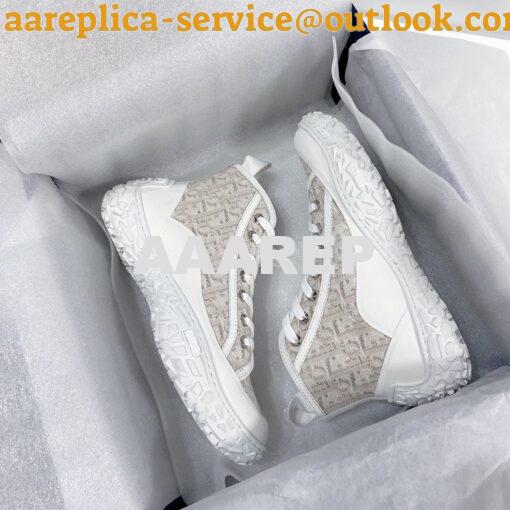 Replica Dior B28 Men/Women High-Top Sneaker Off-White Oblique Jacquard 8
