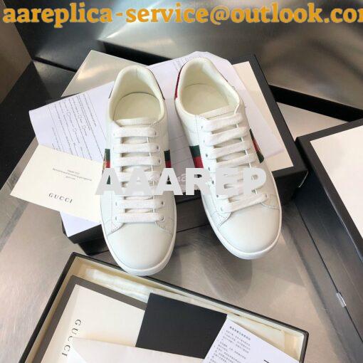 Replica Gucci Men Women's Ace with Embroidered Sneaker 431942 H01 3