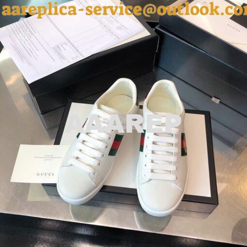 Replica Gucci Men Women's Ace with Embroidered Sneaker 431942 H01 6