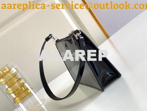 Replica Prada Brushed Leather Mini-bag 1BC155 Black 3