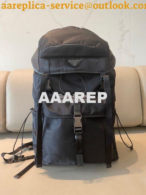Replica Prada Re-nylon And Saffiano Leather Backpack 2VZ079 2