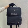 Replica Prada Nylon And Leather Mini-bag 1BP019 Beige 10