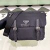 Replica Prada Re-nylon And Leather Backpack 2VZ092 White 10