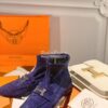 Replica Hermes Saint Honore Ankle Boot in Stretch Suede Goatskin H1821 10