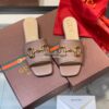 Replica Gucci Women's Leather Slide Sandal w Horsebit 623111 White 10