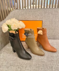 Replica Hermes Saint Germain Ankle Boot H202257 Taupe