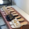 Replica Gucci Women's Leather Slide Sandal w Horsebit 623111 Brown 10