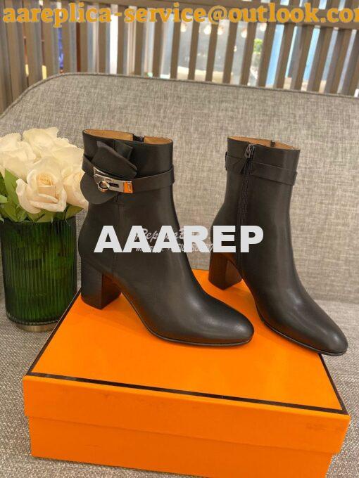 Replica Hermes Saint Germain Ankle Boot H202257 Black