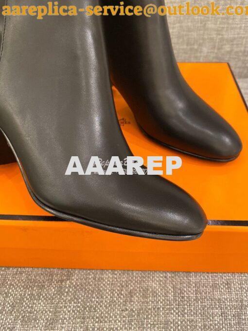 Replica Hermes Saint Germain Ankle Boot H202257 Black 6