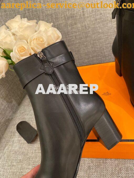 Replica Hermes Saint Germain Ankle Boot H202257 Black 7