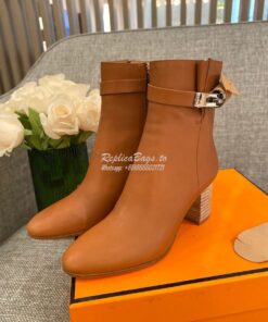 Replica Hermes Saint Germain Ankle Boot H202257 Brown