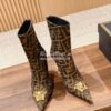 Replica Fendi Fendace FF Jacquard Boots 1A03185 11 Replica Fendi Fendace FF Jacquard Boots 1A03185 11