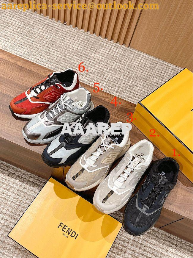 Replica Fendi Faster Trainers nylon low-tops 7E1555 2 Replica Fendi Faster Trainers nylon low-tops 7E1555 2