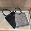 Replica Prada Satin Handbag with Decoration 1BA253 Black