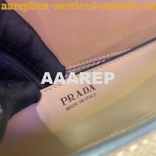 Replica Prada Monochrome Saffiano leather bag 1BD127 Beige 8