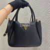 Replica Prada Small Leather Handbag 1BC145 Beige 10