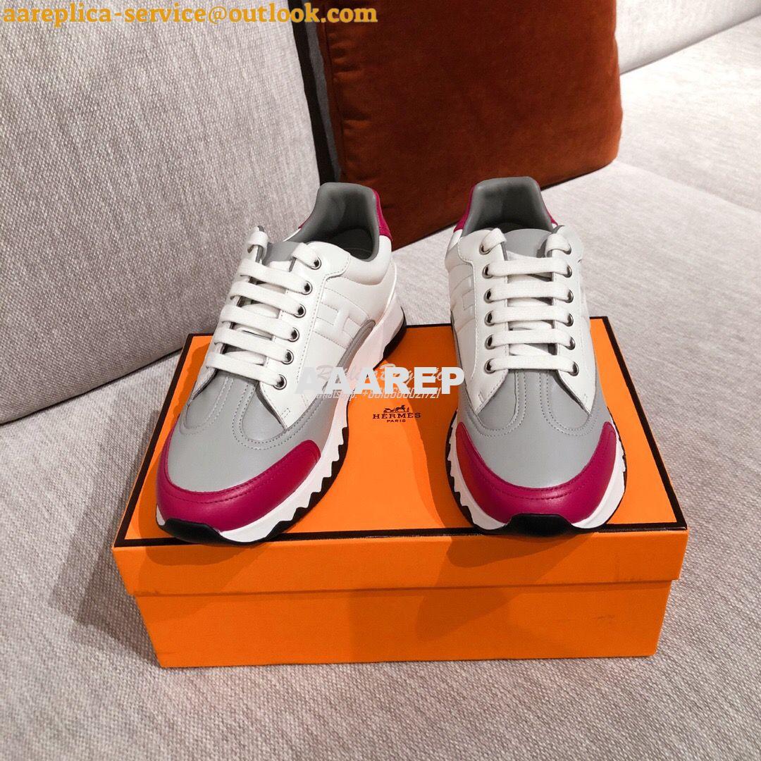 Replica Hermes Sneakers Trail Male/ Female H191168 Grey 2 Replica Hermes Sneakers Trail Male/ Female H191168 Grey 2