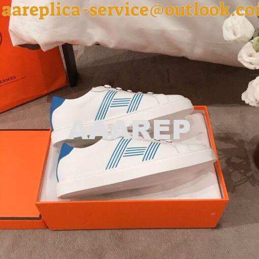 Replica Hermes Avantage Sneaker Male/ Female H201114 Blue 5
