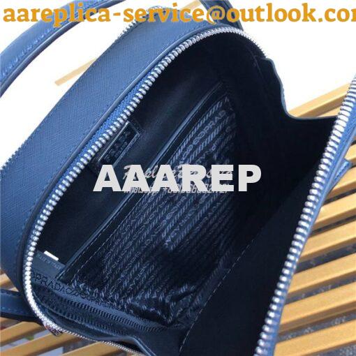 Replica Prada Brique Saffiano Leather Men Bag 2VH066 dark Blue 8