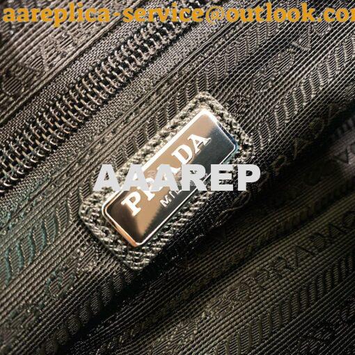 Replica Prada Fabric Cosmetic Pouch 1NE693 Black 9