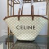 Replica Celine Medium couffin bag in triomphe canvas celine white prin