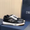 Replica Dior B27 Low-Top Sneaker White and Gray Smooth Calfskin with W 10