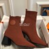 Replica Hermes Volver 60 Ankle Boot H192034 Cognac 10