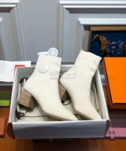 Replica Hermes Volver 60 Ankle Boot H192034 White