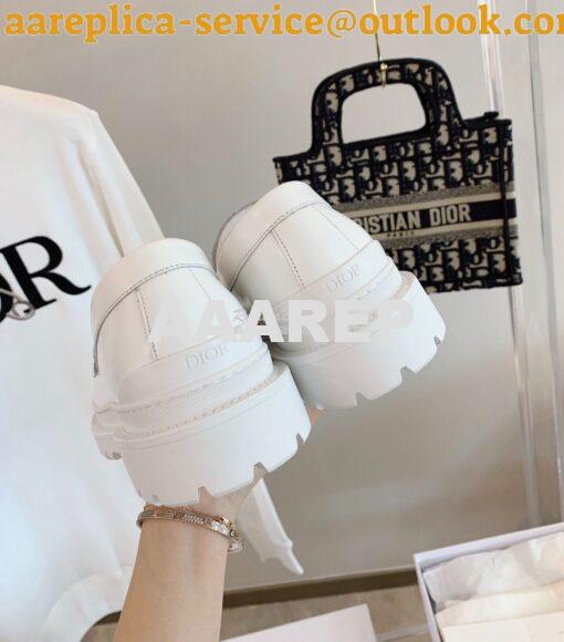 Replica Dior Explorer Loafer Smooth Calfskin with DIOR & SHAWN Signatu 8