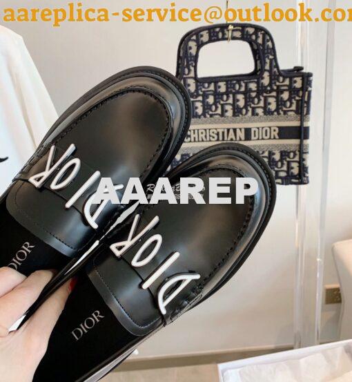 Replica Dior Explorer Loafer Smooth Calfskin with DIOR & SHAWN Signatu 7