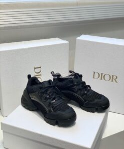 Replica Dior D-Connect Sneaker Black Mesh KCK280