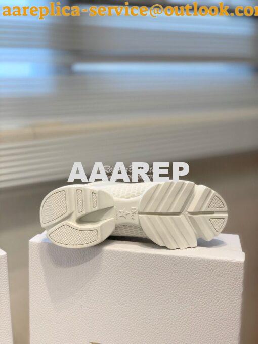 Replica Dior D-Connect Sneaker White Mesh KCK280 10