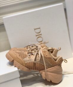 Replica Dior D-Connect Sneaker Nude Mesh KCK280