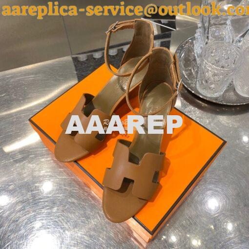 Replica Hermes Legend Sandal H172196 Brown