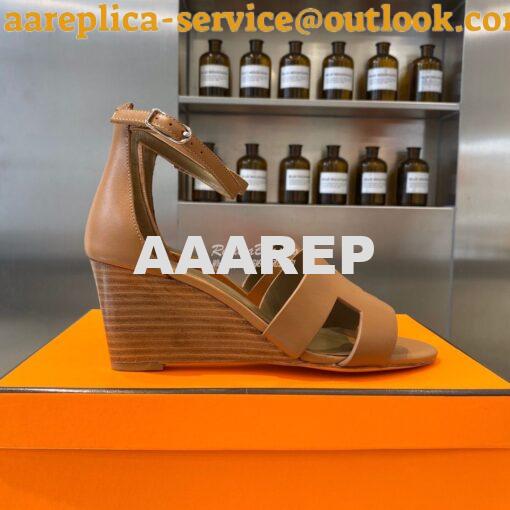 Replica Hermes Legend Sandal H172196 Brown 4