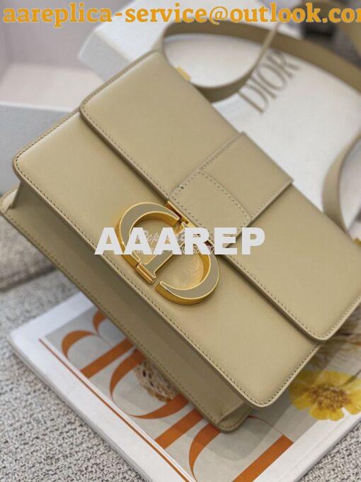 Replica Dior 30 Montaigne Bag with Tonal Enamel CD M9203U Beige 5