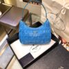 Replica Prada Nylon And Saffiano Leather Mini Bag 1NE204 Periwinkle Bl